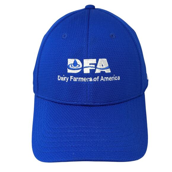 Dairy Farmers Of America Fitted Baseball Cap Blue XL Embroidered Under Armour - Picture 1 of 9